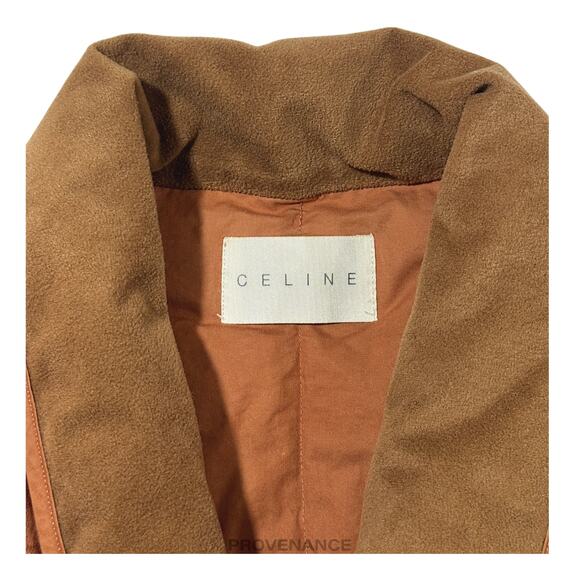 🔴 Celine Padded Down Vest - Macadam Triomphe Monogram Brown - Picture 6 of 11